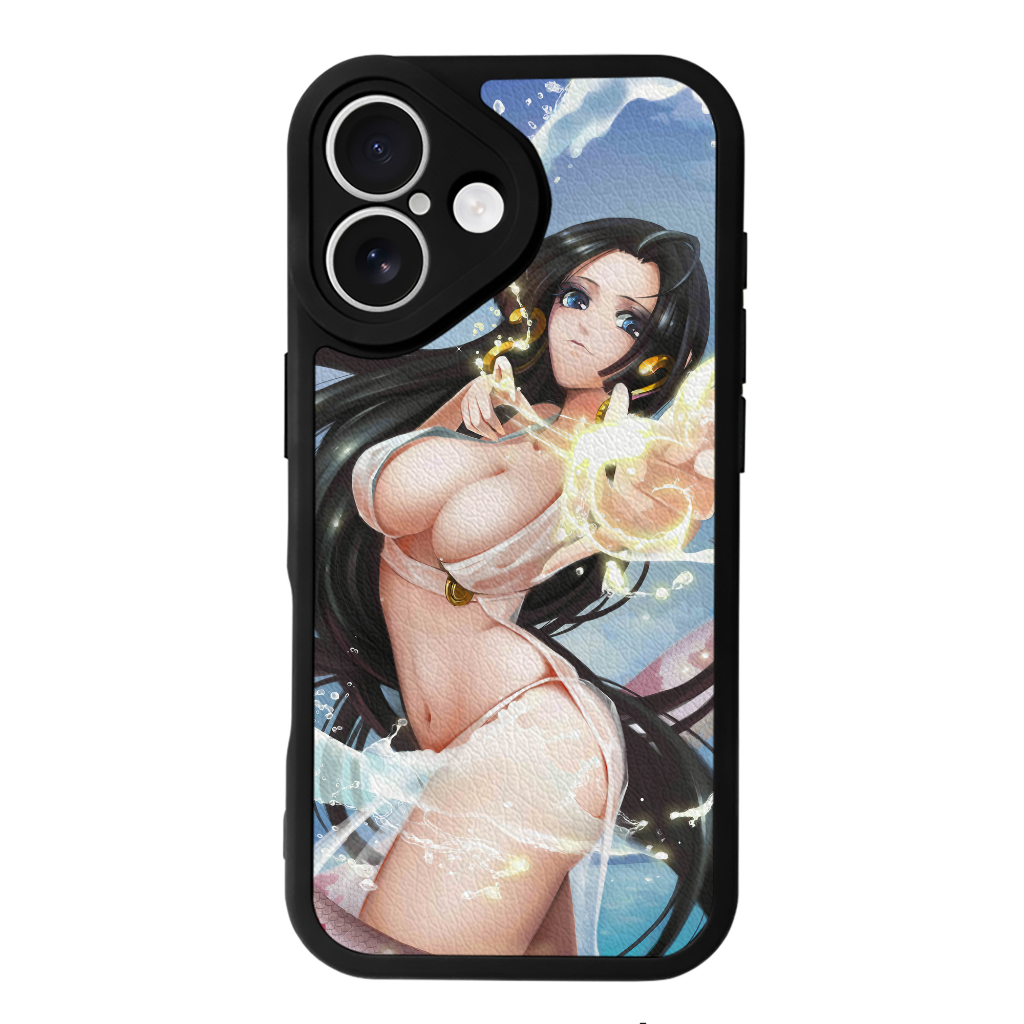 （画像用） ワンピース ONE PIECE 【iPhone 16シリーズ対応】シリコンスマホケース（レザー調） 材質：シリコン